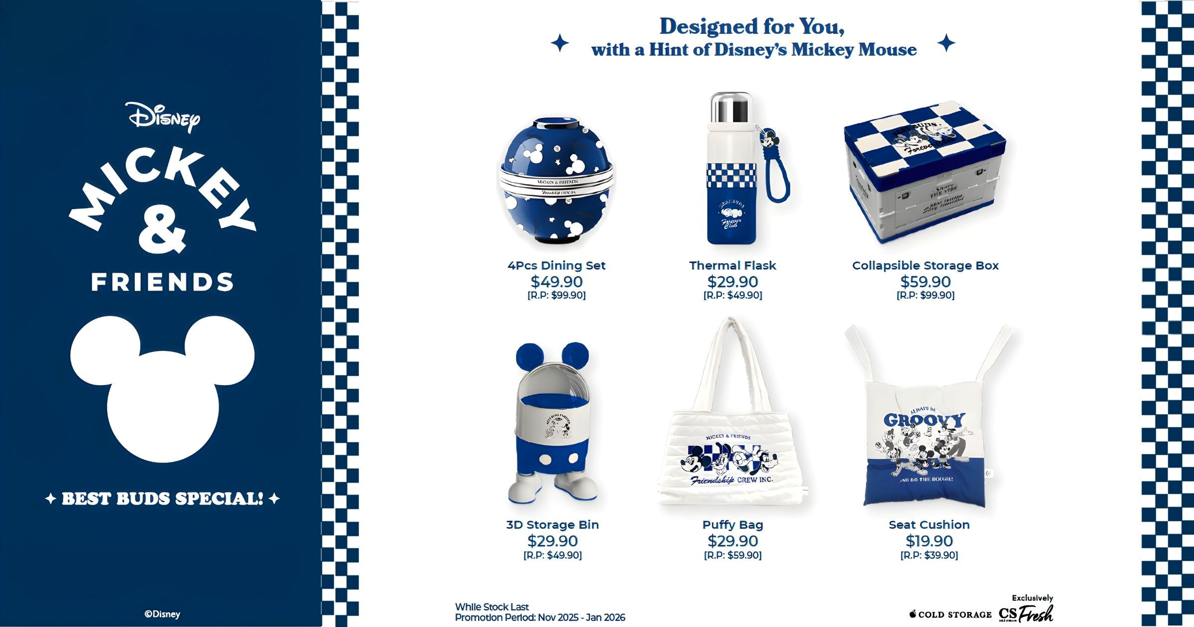 Cold Storage Mang Phép Màu Tình Bạn Disney Vào Cuộc Sống Với Các Sản Phẩm Nhân Vật Bản Quyền